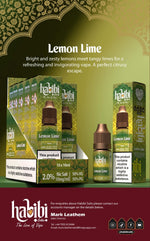 bulk wholesale Habibi Salts Nic Salt 10ml E - Liquid Box of 10 - Lemon Lime