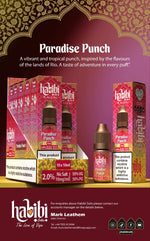 bulk wholesale Habibi Salts Nic Salt 10ml E - Liquid Box of 10 - Paradise Punch