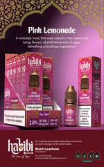 bulk wholesale Habibi Salts Nic Salt 10ml E - Liquid Box of 10 - Pink Lemonade