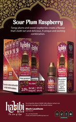 bulk wholesale Habibi Salts Nic Salt 10ml E - Liquid Box of 10 - Sour Plum Raspberry