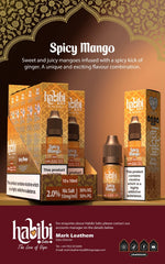 bulk wholesale Habibi Salts Nic Salt 10ml E - Liquid Box of 10 - Spicy Mango