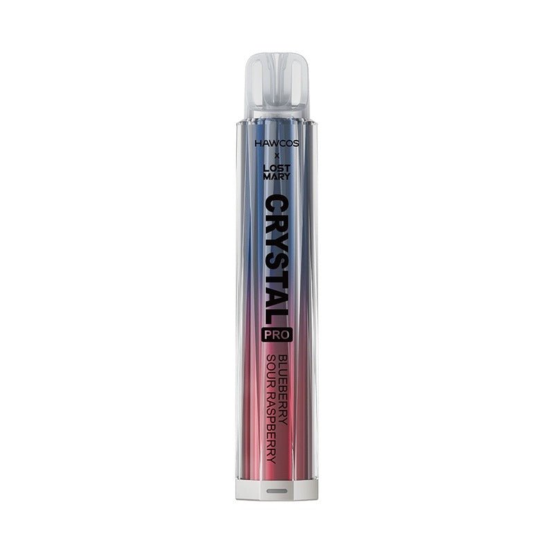 bulk wholesale Hawcos x Lost Mary Crystal Pro 600 Prefilled Vape Pack of 10 - Blueberry Sour Raspberry