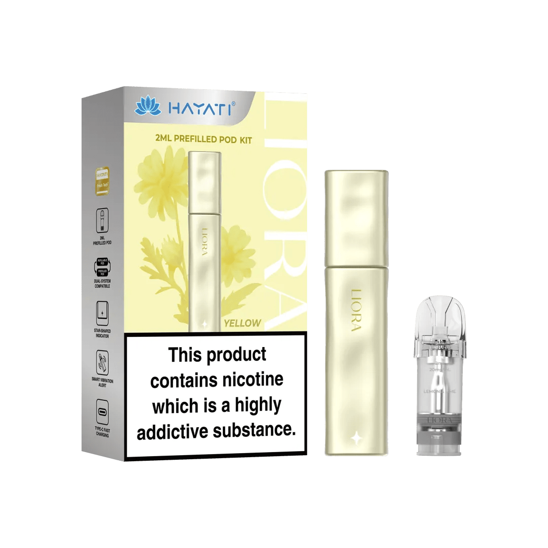 bulk wholesale Hayati Liora Pod Vape Kit - Yellow
