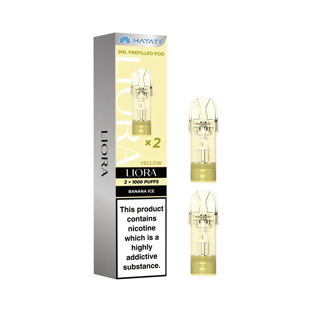 bulk wholesale Hayati Liora Prefilled Pods - Banana Ice (Yellow)