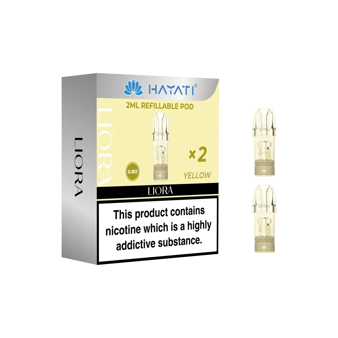 bulk wholesale Hayati Liora Refillable Empty Pods - Light Yellow