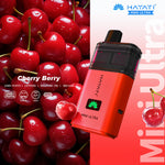 bulk wholesale Hayati Mini Ultra 1500 Prefilled Pod Vape Kit Box of 5 - Cherry Berry