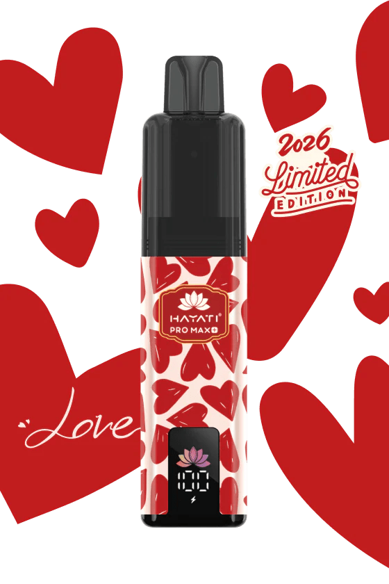 bulk wholesale Hayati Pro Max Plus 6k Valentine's Edition Box of 5 - Cherry Berry