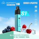 bulk wholesale Hayati Pro Max S1 Vape Kit Box of 10 - Blue Razz Cherry