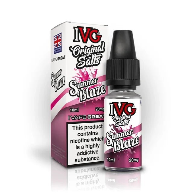 bulk wholesale IVG Original Nic Salts E-liquids 10ml Box of 10 - Summer Blaze