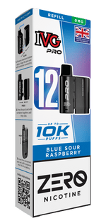 bulk wholesale IVG Pro 10k Replacement Pods - Blue Sour Raspberry