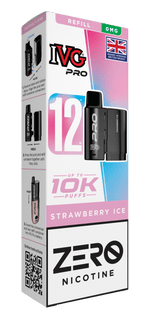 bulk wholesale IVG Pro 10k Replacement Pods - Strawberry Ice