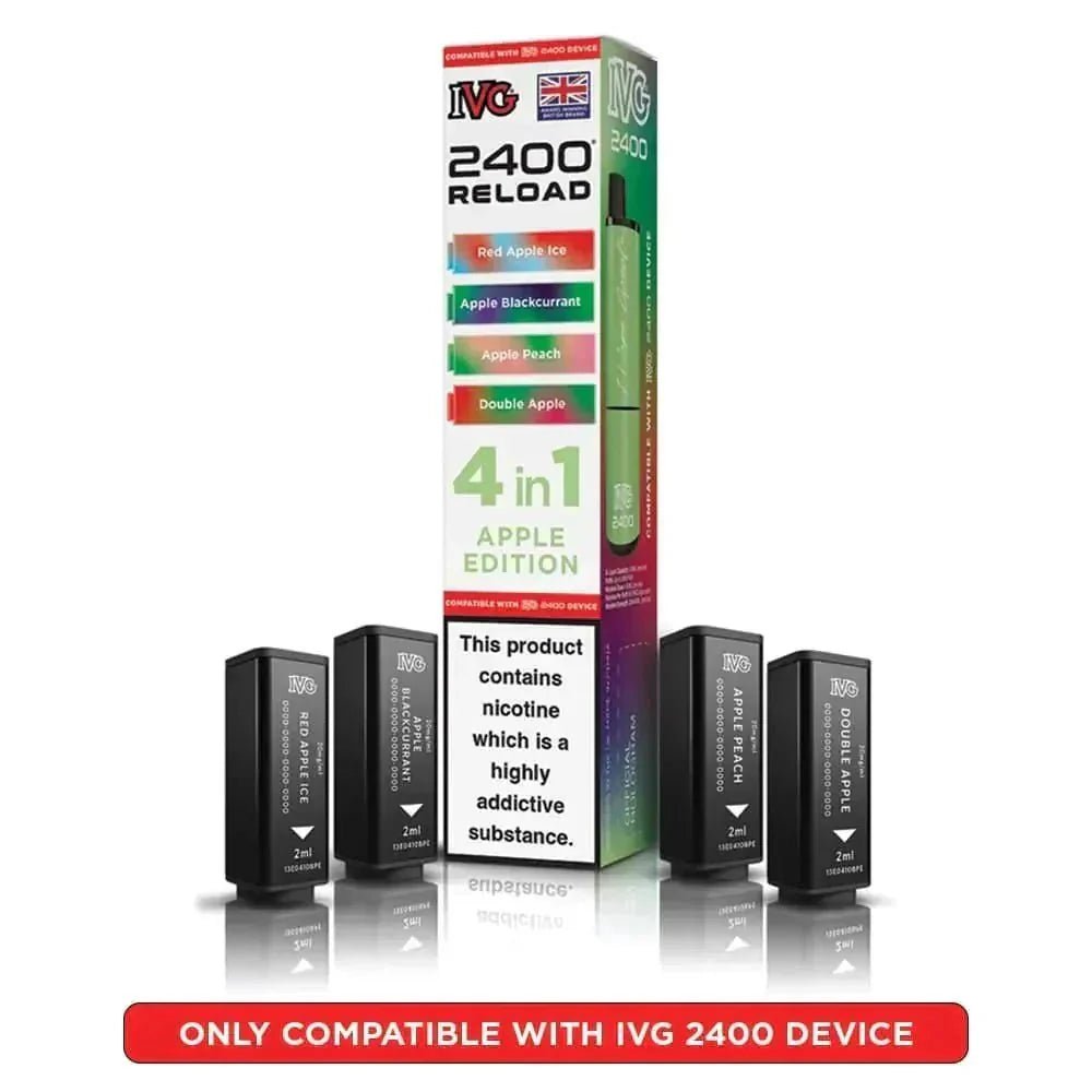 bulk wholesale IVG Reload Mini Prefilled Pods Pack of 5 - Apple Edition