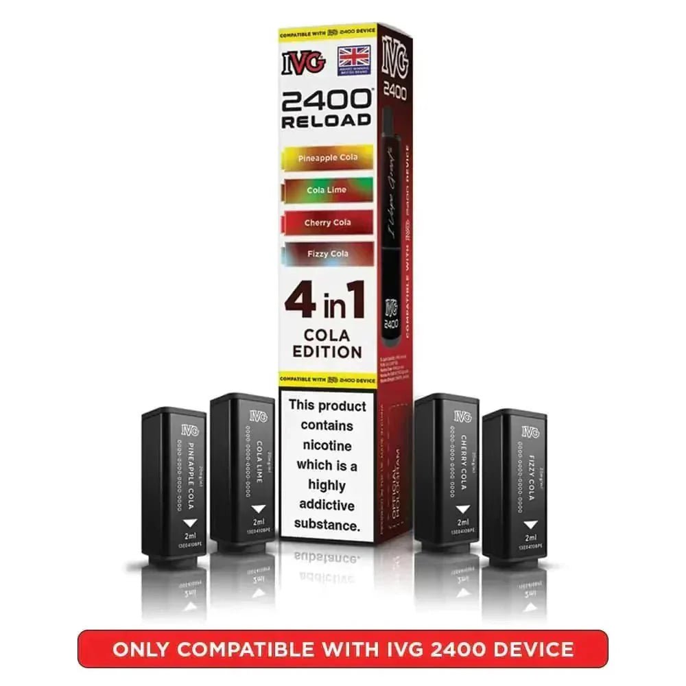 bulk wholesale IVG Reload Mini Prefilled Pods Pack of 5 - Cola Edition