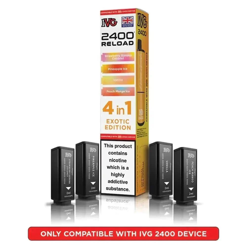 bulk wholesale IVG Reload Mini Prefilled Pods Pack of 5 - Exotic Edition
