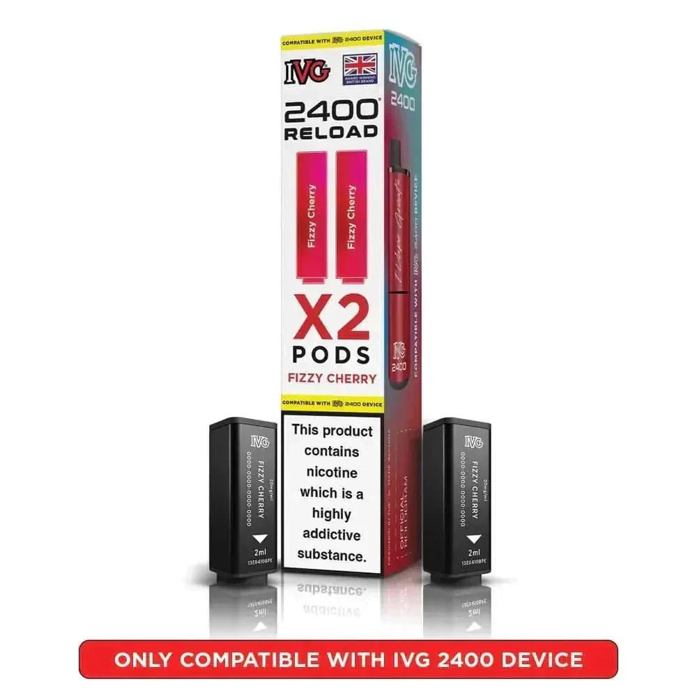 bulk wholesale IVG Reload Mini Prefilled Pods Pack of 5 - Fizzy Cherry