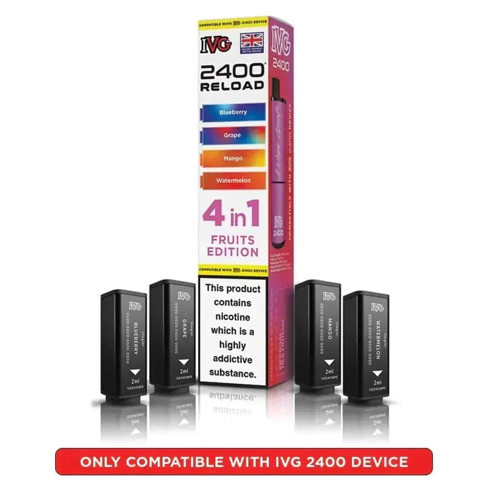 bulk wholesale IVG Reload Mini Prefilled Pods Pack of 5 - Fruits Edition