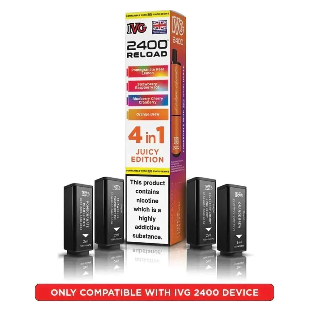 bulk wholesale IVG Reload Mini Prefilled Pods Pack of 5 - Juicy Edition