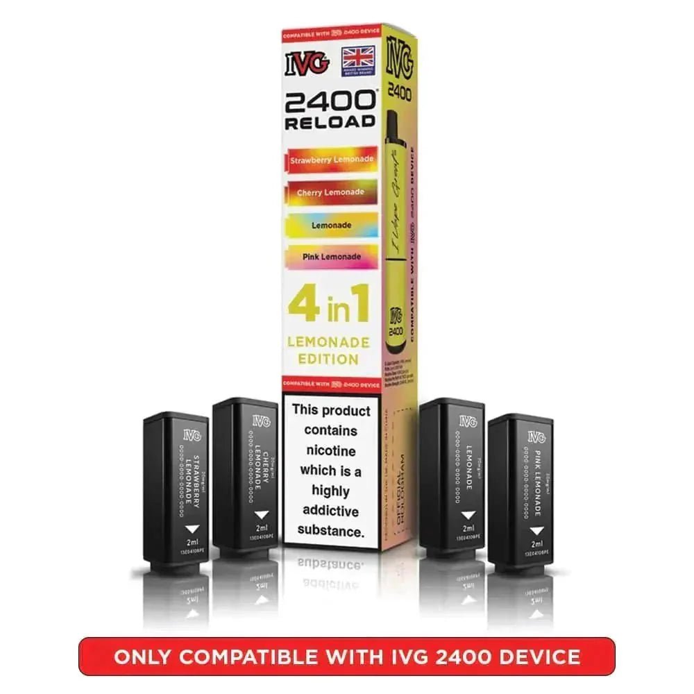 bulk wholesale IVG Reload Mini Prefilled Pods Pack of 5 - Lemonade Edition