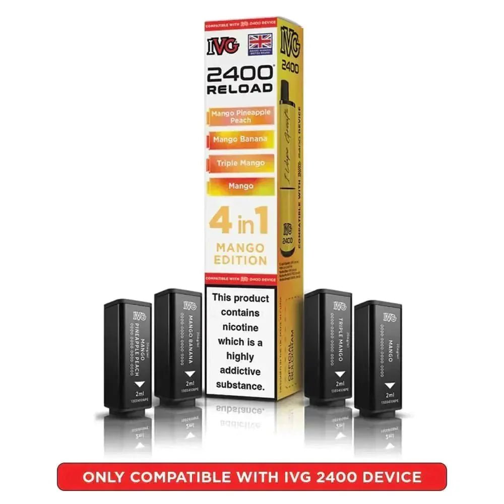 bulk wholesale IVG Reload Mini Prefilled Pods Pack of 5 - Mango Edition