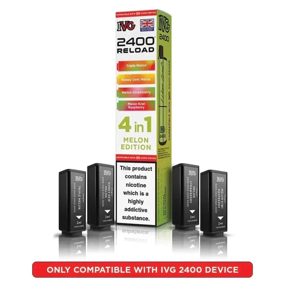 bulk wholesale IVG Reload Mini Prefilled Pods Pack of 5 - Melon Edition