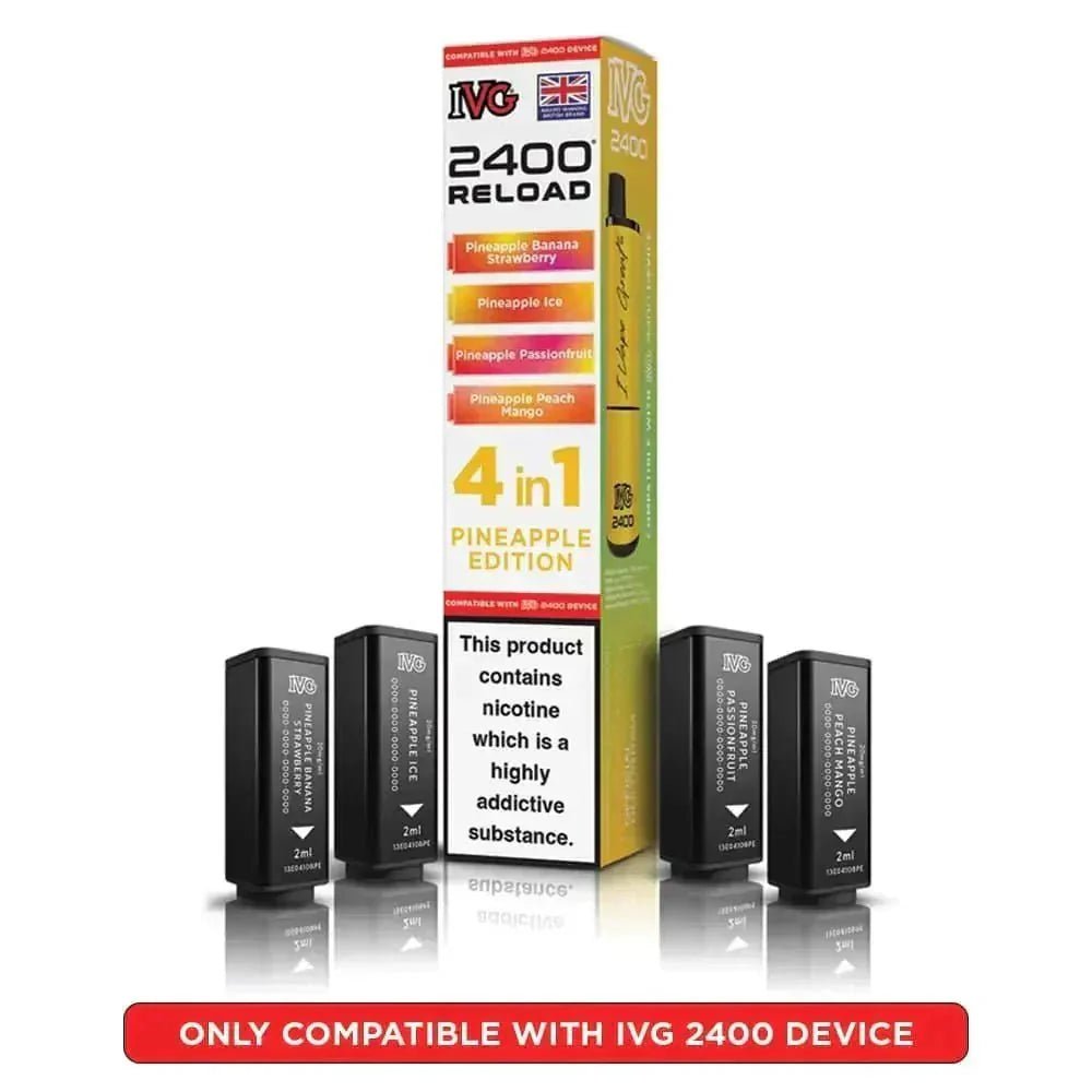 bulk wholesale IVG Reload Mini Prefilled Pods Pack of 5 - Pineapple Edition