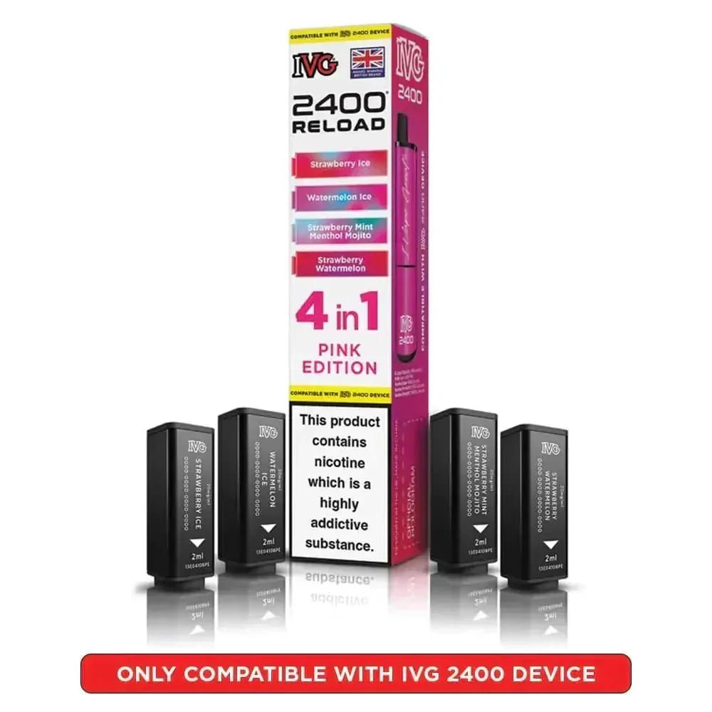 bulk wholesale IVG Reload Mini Prefilled Pods Pack of 5 - Pink Edition