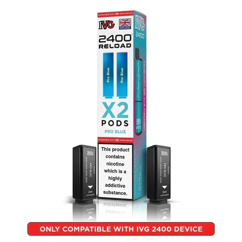 bulk wholesale IVG Reload Mini Prefilled Pods Pack of 5 - Pro Blue