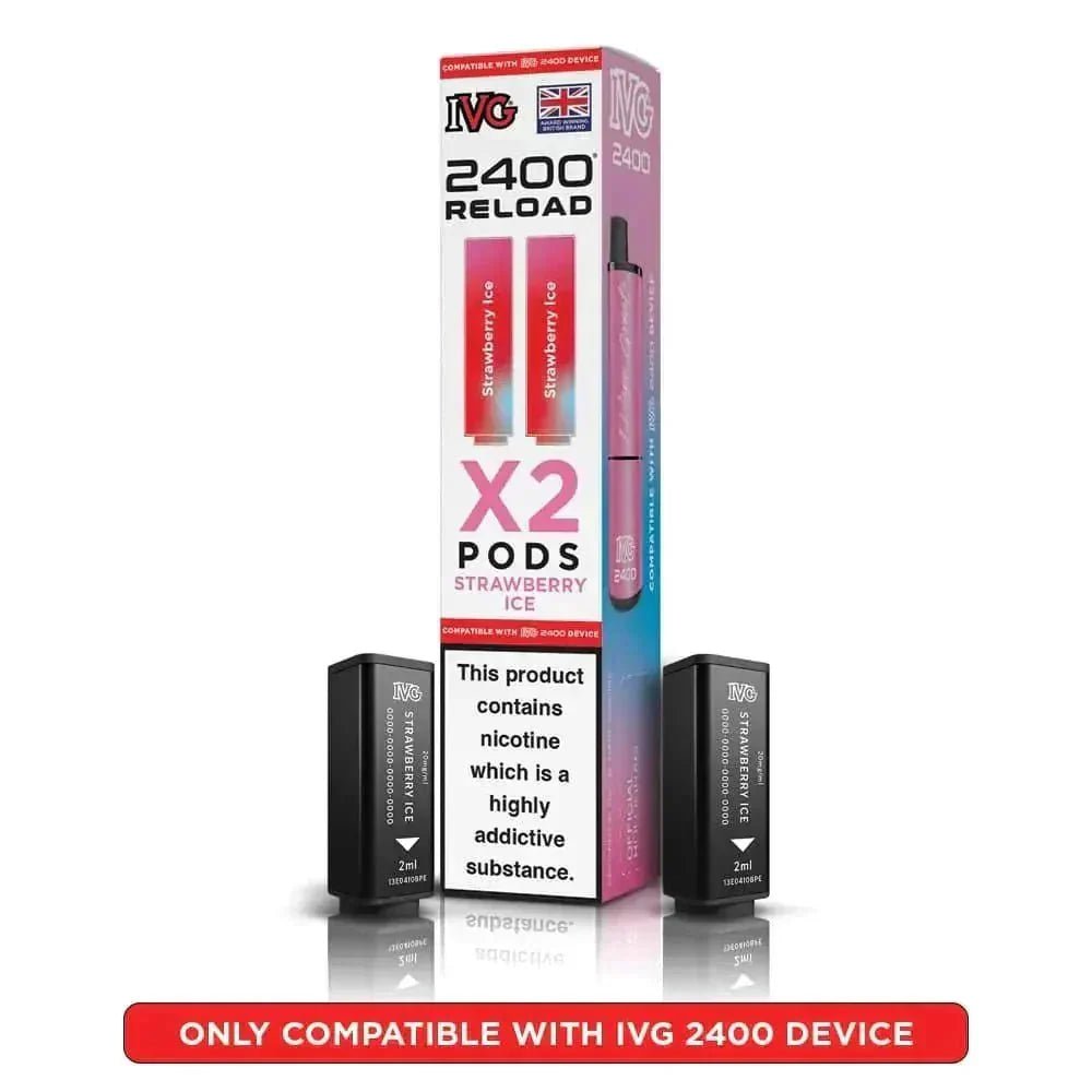 bulk wholesale IVG Reload Mini Prefilled Pods Pack of 5 - Strawberry Ice