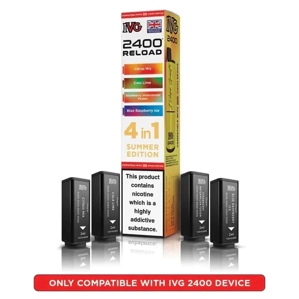 bulk wholesale IVG Reload Mini Prefilled Pods Pack of 5 - Summer Edition