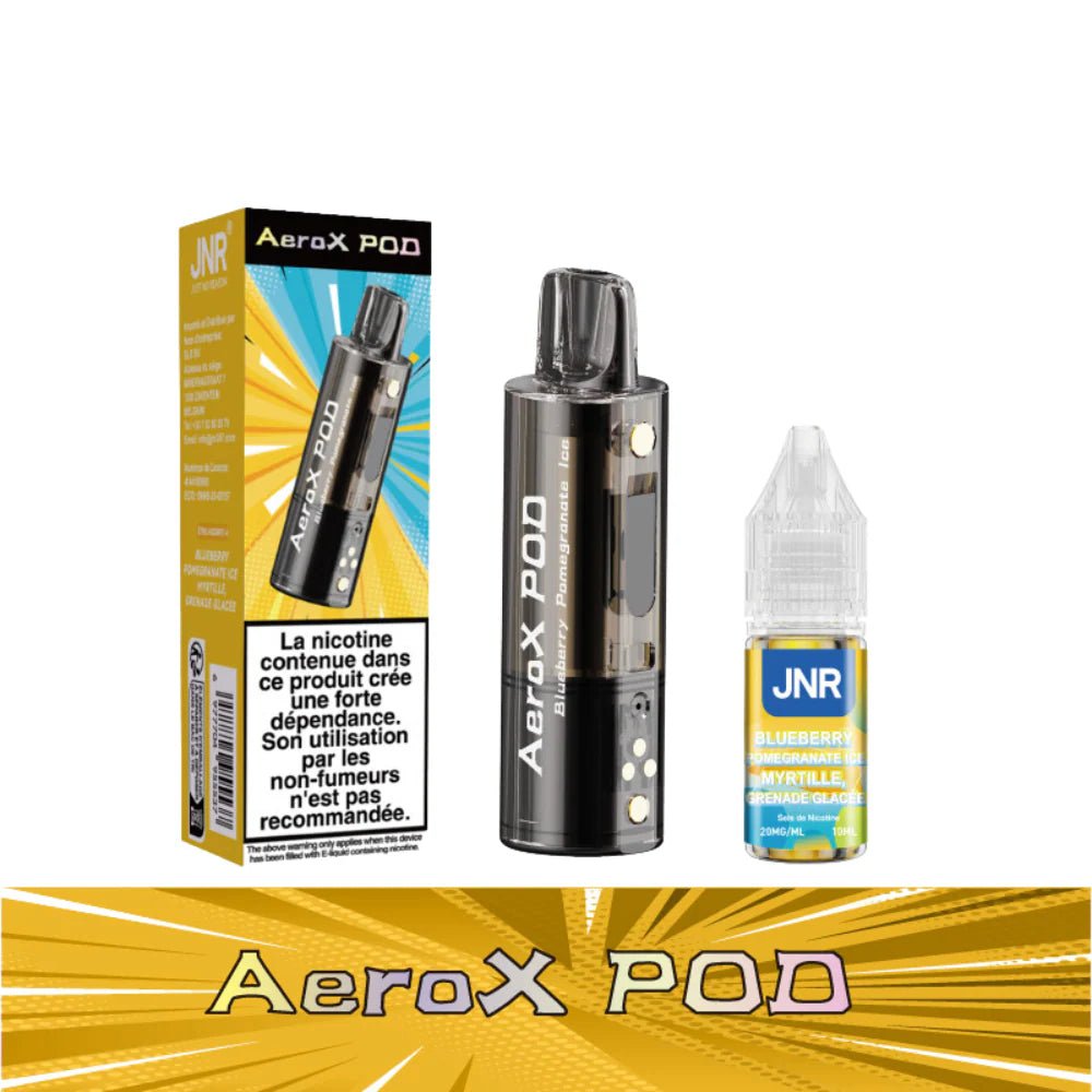 bulk wholesale JNR AeroX 32k Prefilled Pods Pack of 5 - Blueberry Pomegranate Ice