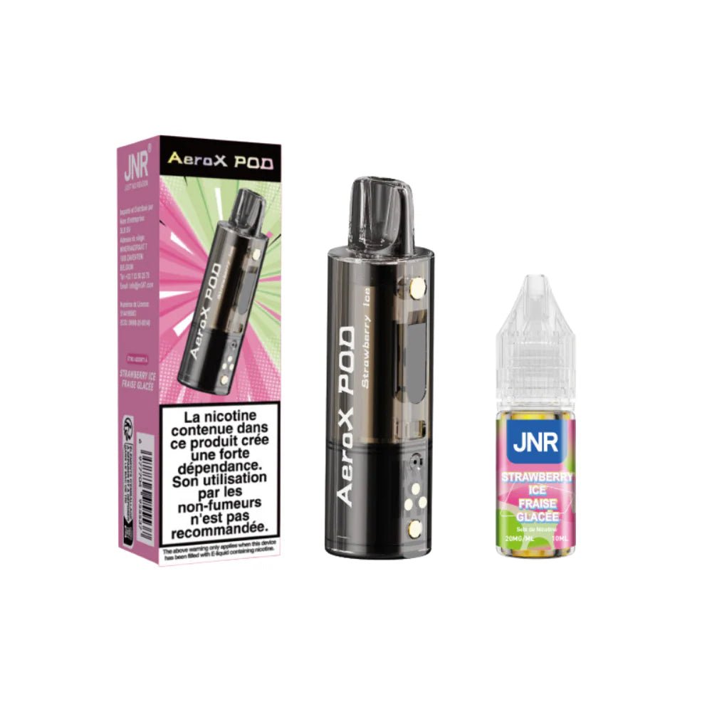 bulk wholesale JNR AeroX 32k Prefilled Pods Pack of 5 - Strawberry Ice