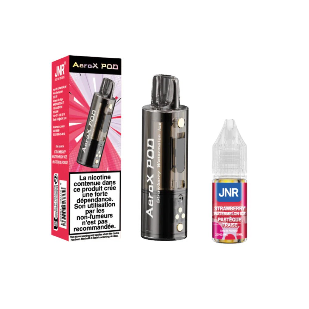 bulk wholesale JNR AeroX 32k Prefilled Pods Pack of 5 - Strawberry Watermelon Ice