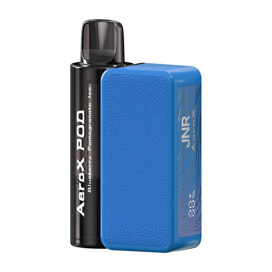 bulk wholesale JNR AeroX 32k Prefilled Vape Kit Box of 5 - Blueberry Pomegranate Ice