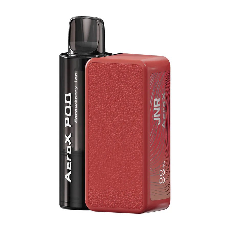 bulk wholesale JNR AeroX 32k Prefilled Vape Kit Box of 5 - Strawberry Ice