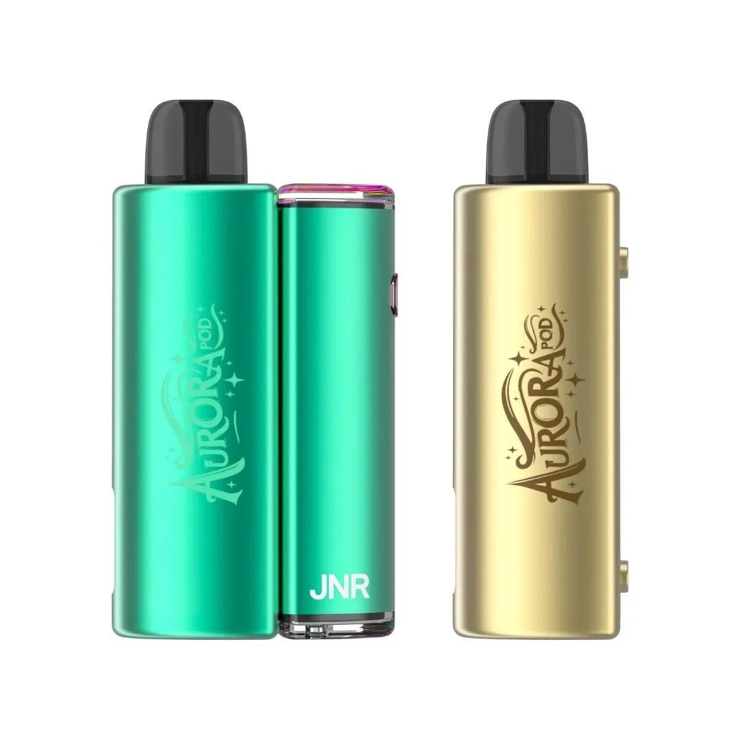 bulk wholesale JNR Aurora 30k Prefilled Pod Vape Kit Pack of 5 - Passionfruit Kiwi / Strawberry Kiwi
