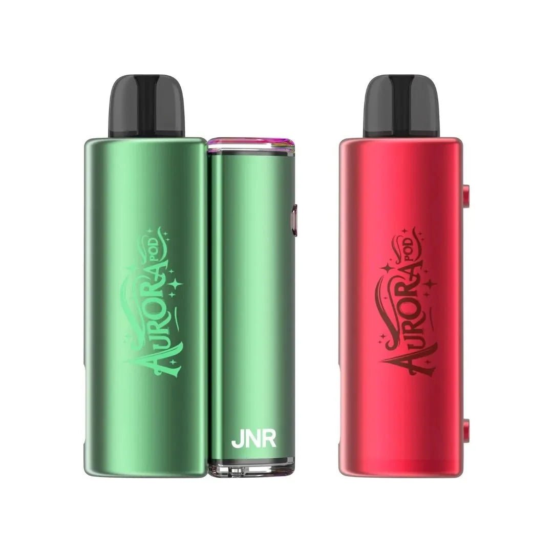 bulk wholesale JNR Aurora 30k Prefilled Pod Vape Kit Pack of 5 - Watermelon Ice / Watermelon Bubble Gum