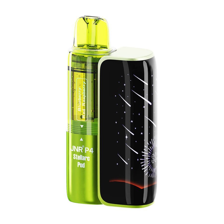 bulk wholesale JNR P4 Stellarc 100K Refillable Vape Kit Pack of 3 - Blueberry Red Raspberry/Blueberry Pomegranate Ice