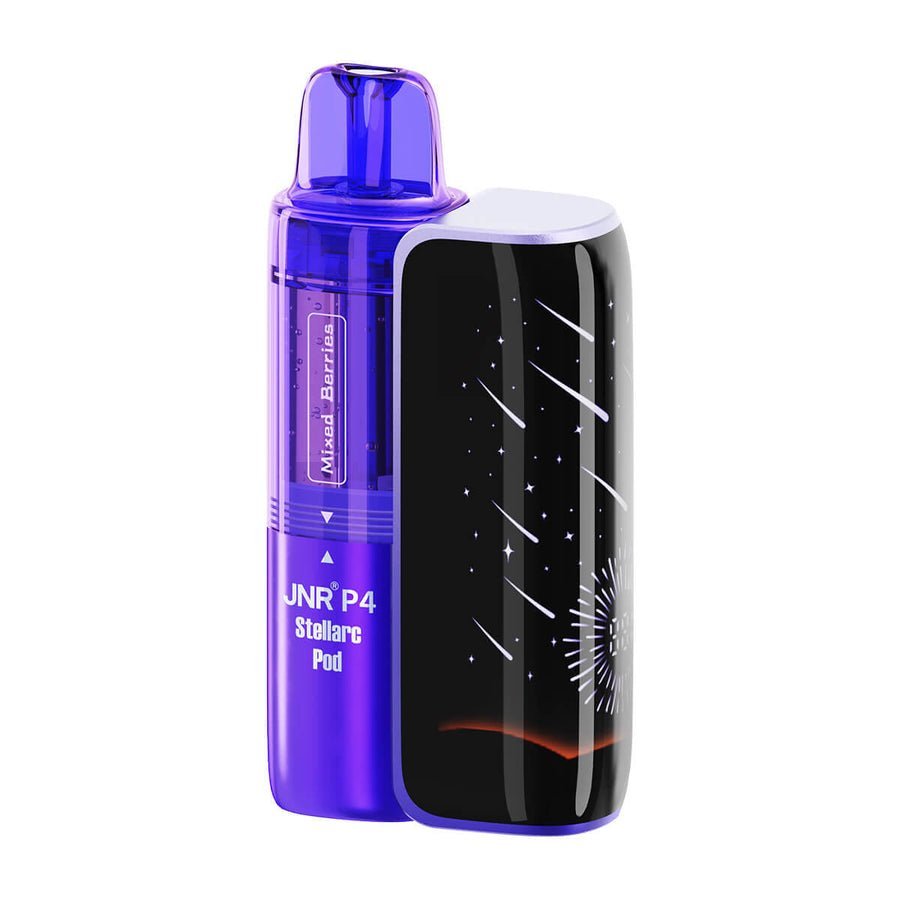 bulk wholesale JNR P4 Stellarc 100K Refillable Vape Kit Pack of 3 - Mixed Berries/Mr Blue