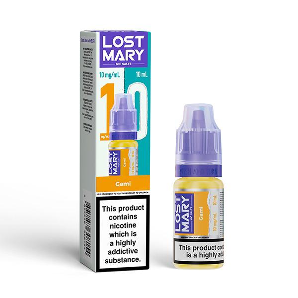 bulk wholesale Lost Mary Nic Salt 10ml E-Liquid Box of 10 - Gami