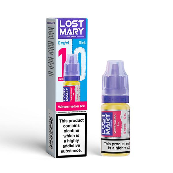 bulk wholesale Lost Mary Nic Salt 10ml E-Liquid Box of 10 - Watermelon Ice