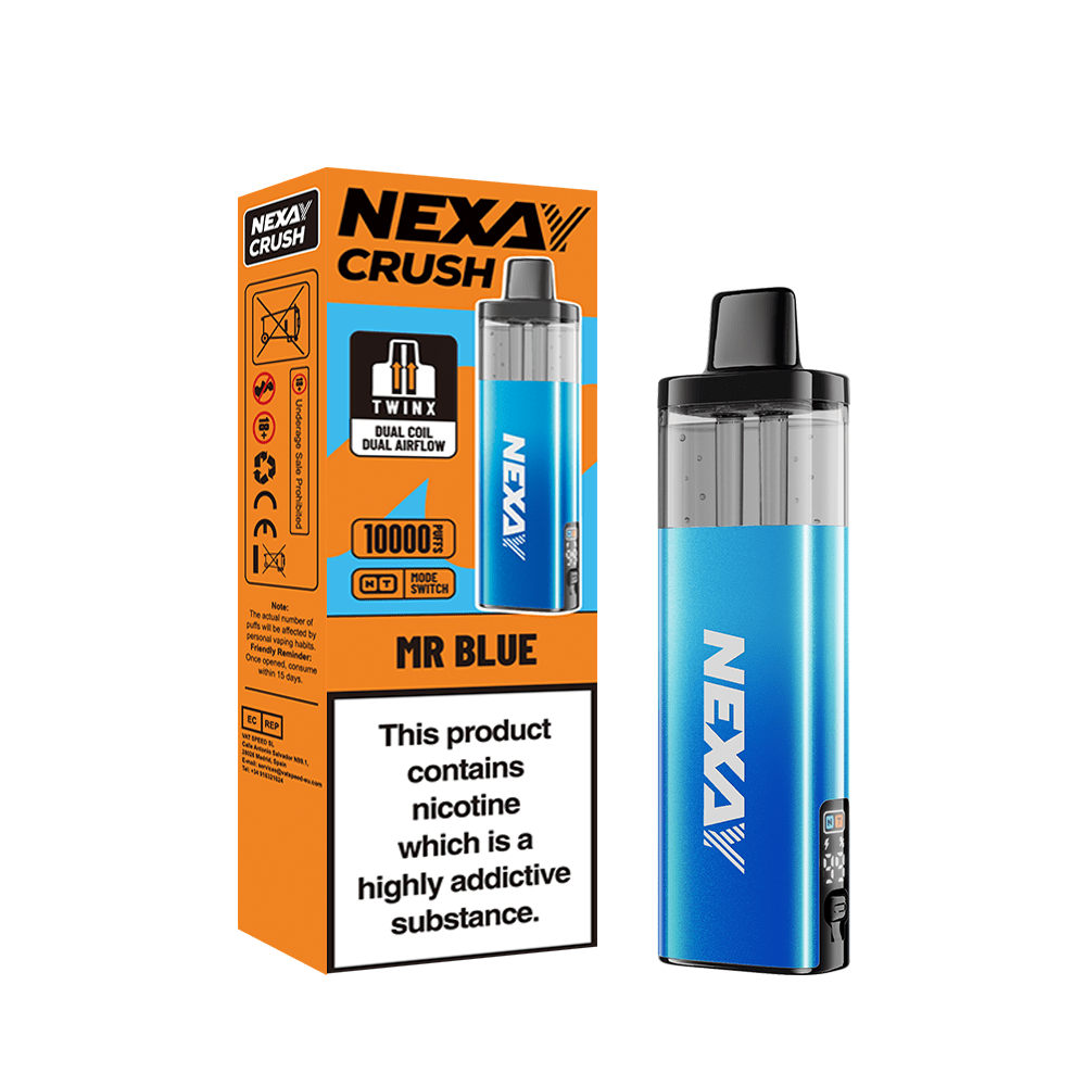 bulk wholesale Nexay Crush 10k Vape Kit Box of 5 - Mr Blue