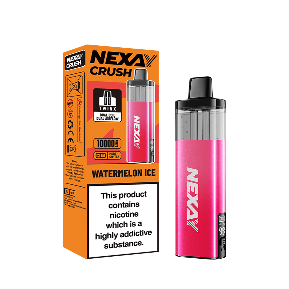 bulk wholesale Nexay Crush 10k Vape Kit Box of 5 - Watermelon Ice