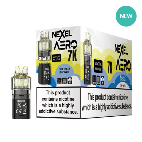 bulk wholesale Nexel Aero 7k Replacement Pods Pack of 10 - Mr Blue