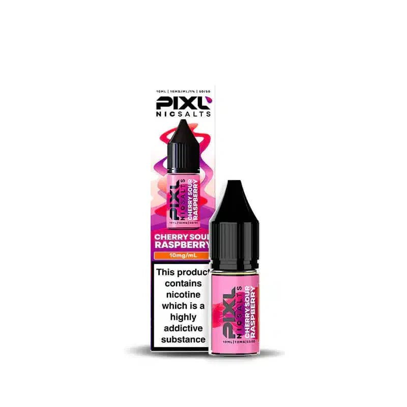 bulk wholesale PIXL Nic Salt 10ml E - Liquids Box of 10 - Cherry Sour Raspberry