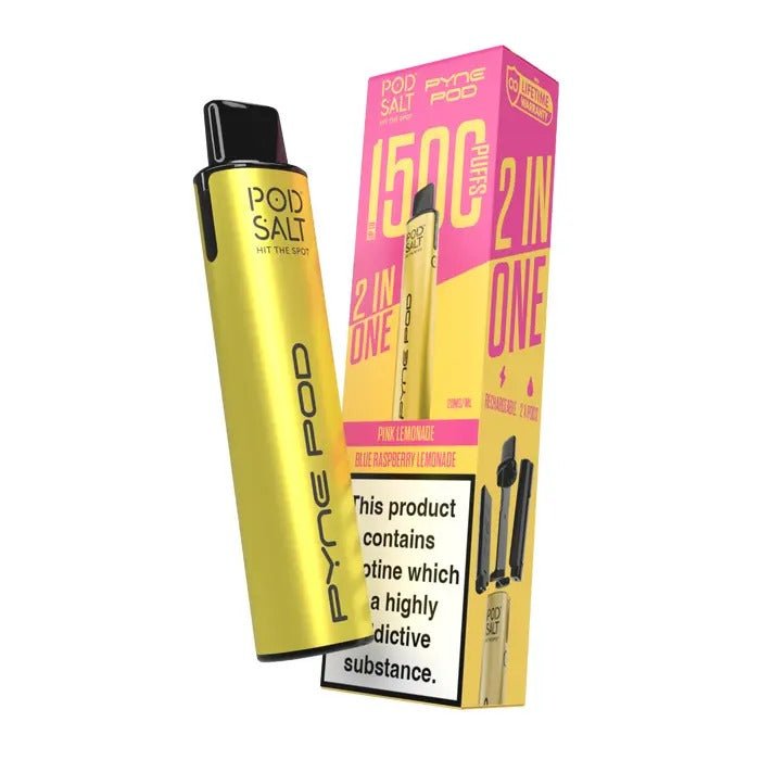 bulk wholesale Pod Salt Pyne Pod 1500 Vape 2 In 1 - Lemonade Edition