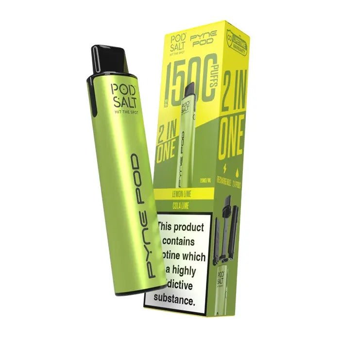 bulk wholesale Pod Salt Pyne Pod 1500 Vape 2 In 1 - Lime Edition