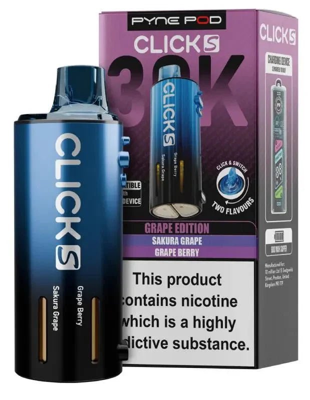 bulk wholesale Pyne Pod Click S 30K Replacement Pods Pack of 5 - Grape Edition