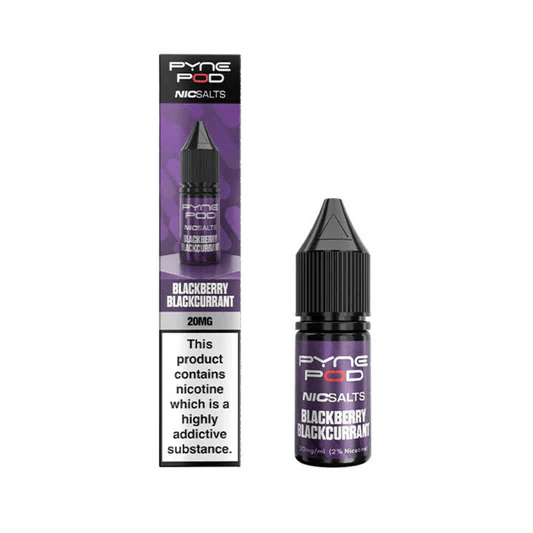bulk wholesale Pyne Pod Nic Salts 10ml E-liquid Box of 10 - Blackberry Blackcurrant