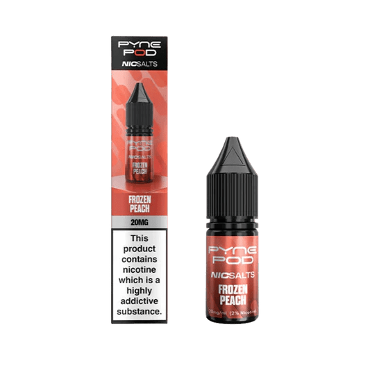 bulk wholesale Pyne Pod Nic Salts 10ml E-liquid Box of 10 - Frozen Peach