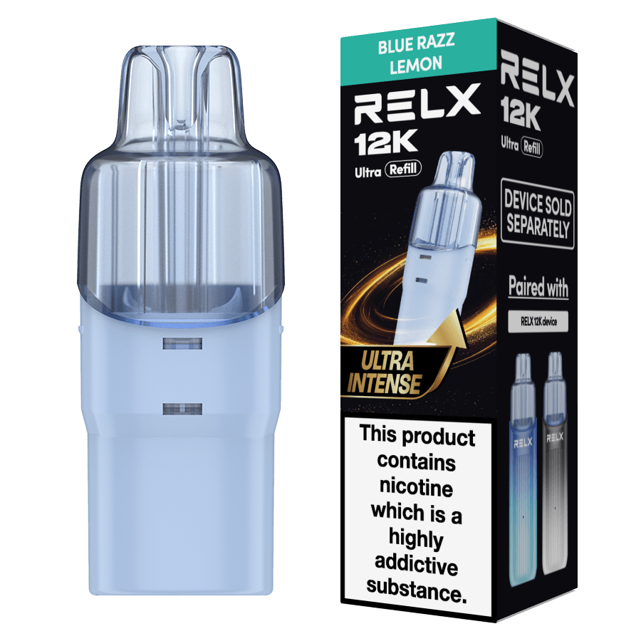 bulk wholesale Relx 12k Ultra Refill Pods Pack of 5 - Blue Razz Lemon